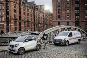 A Hambourg, les Smart serviront de points de livraison de colis